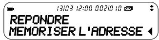 FRANCE TELECOM BOITIER SMS TEMPORIS - Mémoriser une adresse (un numéro) dans le repertoire - 1