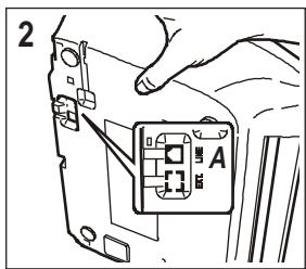 FRANCE TELECOM GALEO 6275 - CONNEXION DU TELECOPIEUR AU RESEAU TELEPHONIQUE - 1