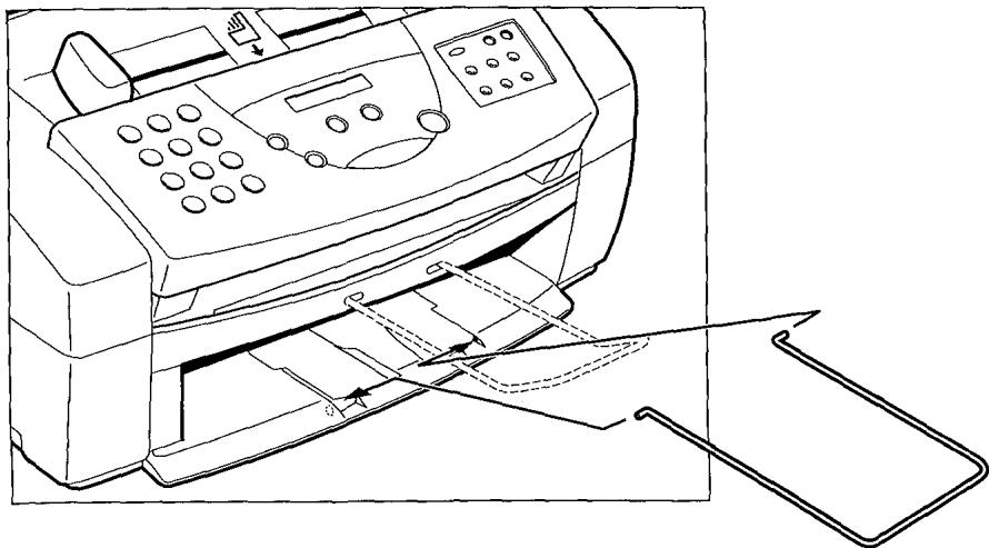 FRANCE TELECOM GALEO MULTIPASS - Fixation de l'extension du réceptacle sortie papier - 1