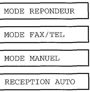 FRANCE TELECOM GALEO MULTIPASS - Réglage du mode de réception - 3
