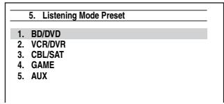 ONKYO HT-S9405THX - Use / to select the input source that you want to set, and then press ENTER. - 1
