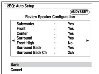 ONKYO HT-S9405THX - Utilisez / pour selectionner une option, puis appuyez sur ENTER. - 1