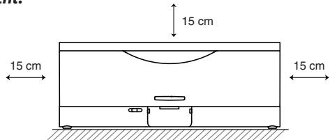 ONKYO SBX-200_U7 - - Juiste ventilatie - 1