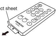 ONKYO SBX-200_U7 - Using the Remote Control - 1