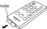 ONKYO SBX-200_U7 - Die Fernbedienung verwenden - 1