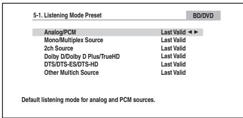 ONKYO TX-NR5010 - Use / to select the input source that you want to set, and then press ENTER. - 1