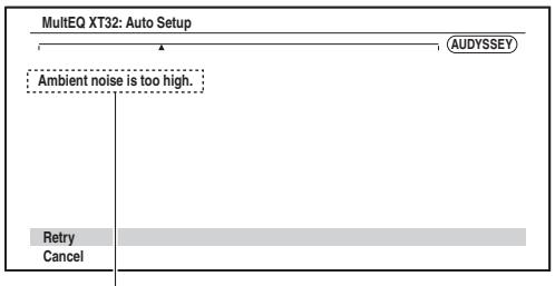 ONKYO TX-NR5010 - Error Messages - 1