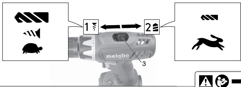 METABO BS 14.4V,  BS 18 LI 18V - 17