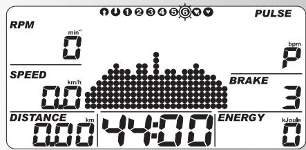 KETTLER RIVO P V - B) Profils d'effort (PROGRAM) "1" - "6 - 30