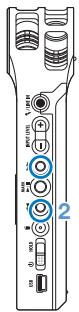 ZOOM H1 LU - Réglage du niveau de sortie - 3