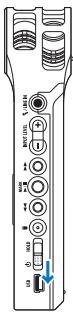 ZOOM H1 LU - Mise sous/hors tension - 1