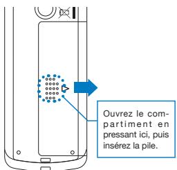ZOOM H1 LU - - Insertion de la pile - 1