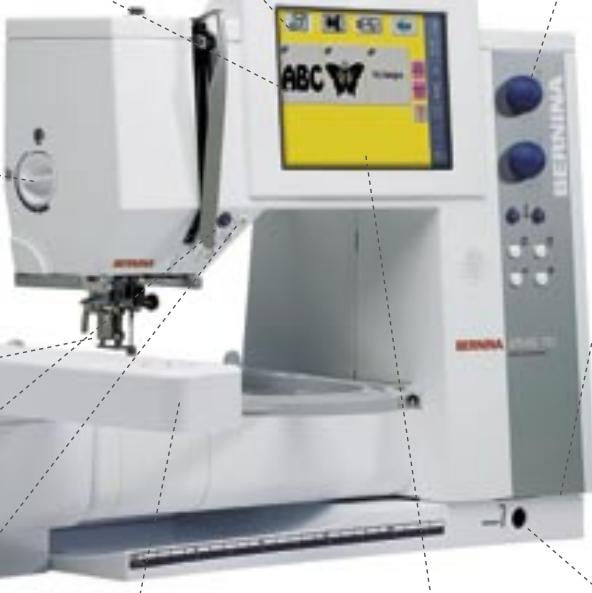 BERNINA 730 & ARTISTA 730 - Grand écran tactile couleur - 3