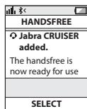 JABRA CRUISER - Il Telefono rileva il dispositivo vivavoce Jabra CRUISER - 4