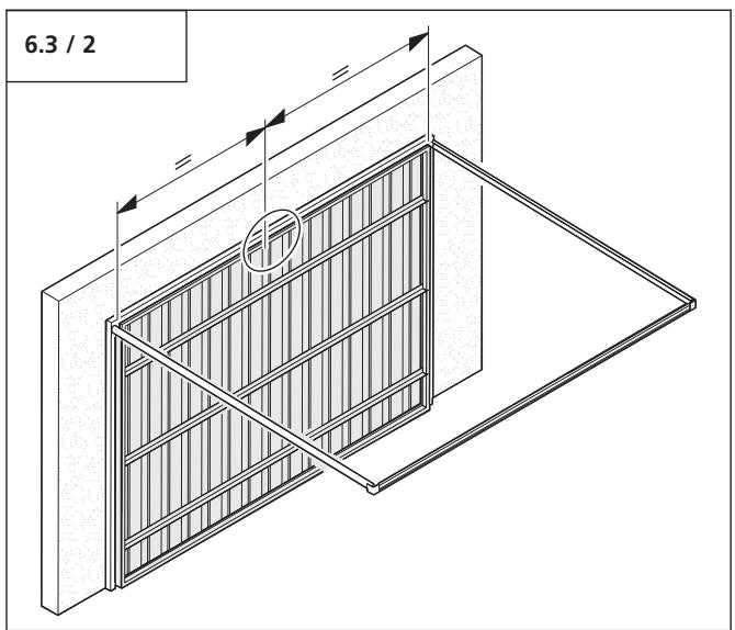 MARANTEC CONFORT 252 - Montage sur porte basculante débordante - 2