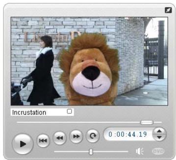 PINNACLE STUDIO 11 - L'interface de l'effet incrustation couleur (Chroma Key) - 3