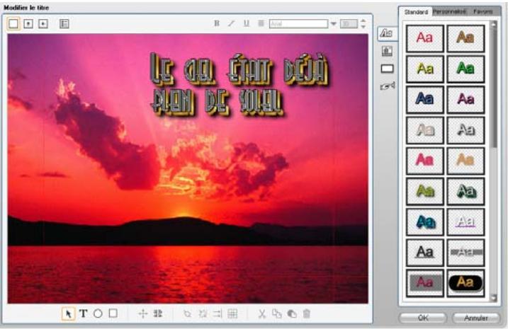 PINNACLE STUDIO 11 - L'Editeur de titres - 1