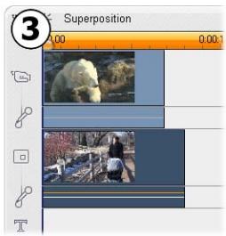 PINNACLE STUDIO 11 - Présentation de la piste superposition - 3