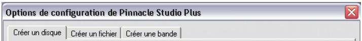 PINNACLE STUDIO 11 - À propos des options de configuration de Studio - 2
