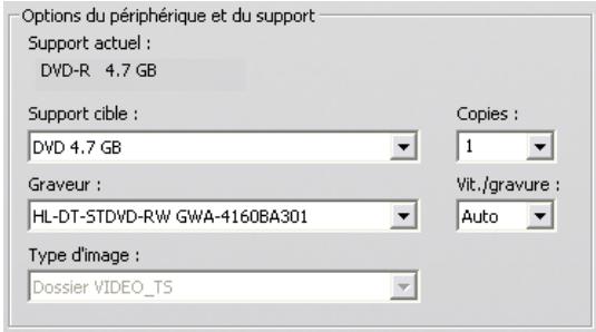 PINNACLE STUDIO 11 - Options du péripérisque et du support - 1