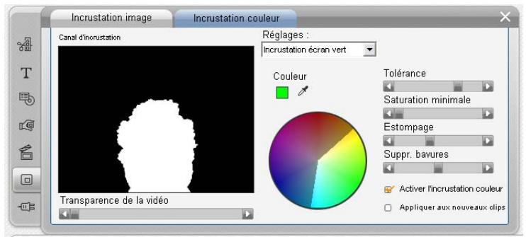 PINNACLE STUDIO 11 - L'outil Incrustation couleur (Chroma Key) - 5