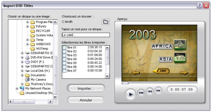 PINNACLE STUDIO 11 - IMPORTATION DE VIDEO A PARTIR D'UN DVD - 1