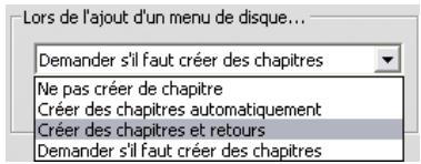 PINNACLE STUDIO 11 - Lors de l'ajout d'un menu de disque - 1