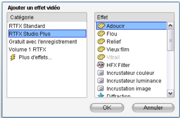 PINNACLE STUDIO 11 - Ajout et suppression d'effets - 3