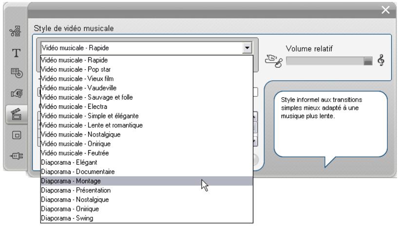 PINNACLE STUDIO 11 - Styles de SmartMovie - 1