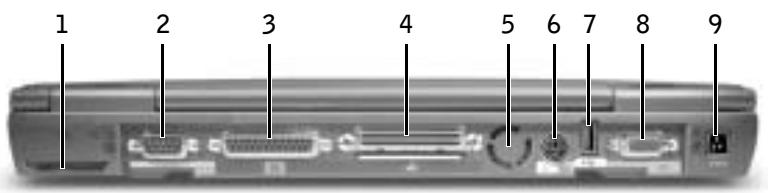 DELL LATITUDE C540 - Vue arrière - 1