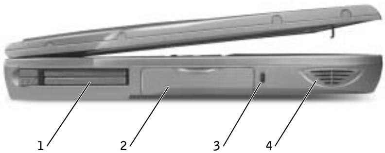 DELL LATITUDE C540 - Zijkant, links - 1