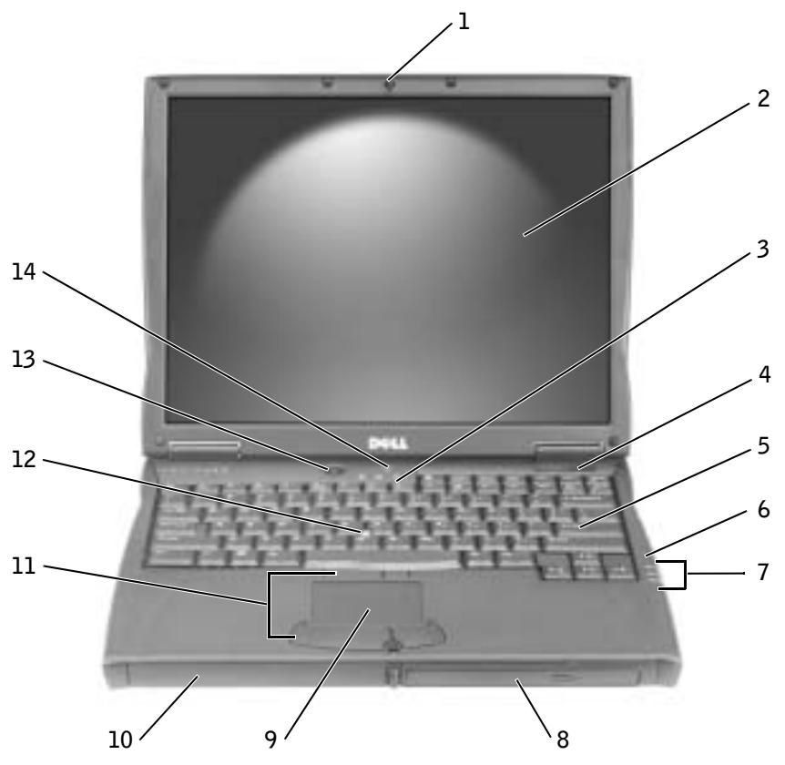 DELL LATITUDE C540 - Front View - 2
