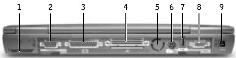 DELL LATITUDE C540 - Back View - 1