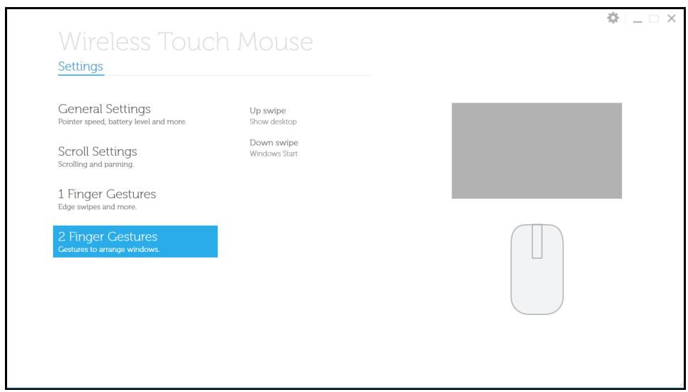 DELL WM713 - Configurer les paramètres de la souris sans fil tactile dell WM713 - 1
