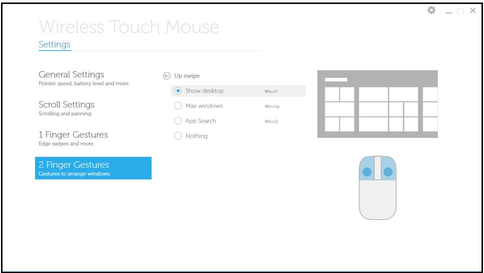 DELL WM713 - Configurer les paramètres de la souris sans fil tactile dell WM713 - 2