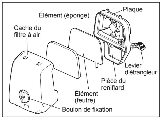 DOLMAR MS-246.4 U@MS-246.4 UE - Remarques concernant la manipulation de l'élément du filtre à air - 1