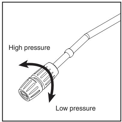 NILFISK P 160.2 X-TRA - Pressure regulation on the Flexopower Plus-spray lance - 1
