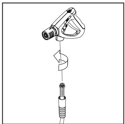 NILFISK P 160.2 X-TRA - Mounting of high pressure hose - 1