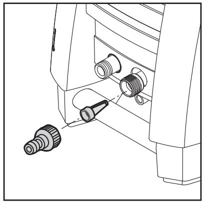 NILFISK P 160.2 X-TRA - Bevestiging van snel-koppeling - 1