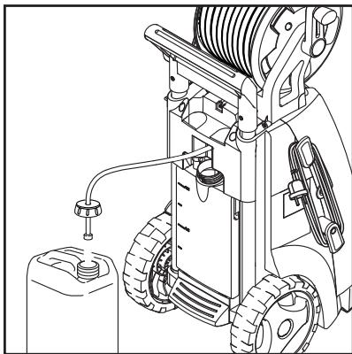NILFISK P 160.2 X-TRA - Fonctionnement avec des détergents - 1