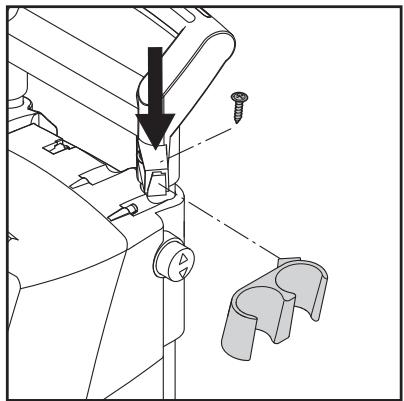 NILFISK P 160.2 X-TRA - Montage van holders voor de spuitlans - 1