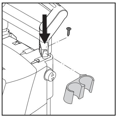 NILFISK P 160.2 X-TRA - Montage des Spruhrohr-halters - 1