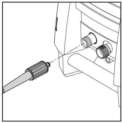NILFISK P 160.2 X-TRA - Connexion du tuyau haute pression - 1