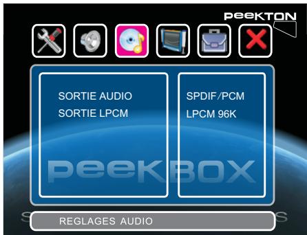 PEEKTON PEEKBOX 40 WHITE - REGLAGE AUDIO (second page) - 1