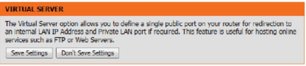 D-LINK DIR-655 N - Serveur virtuel - 1
