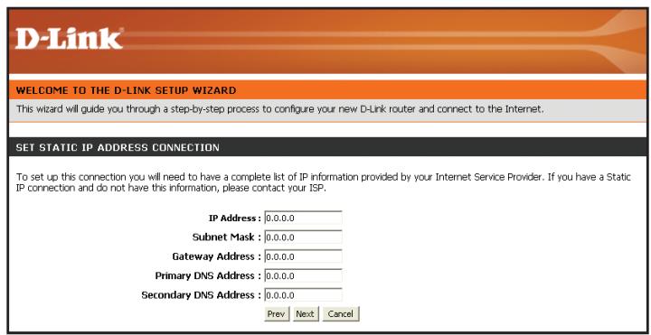 D-LINK WBR-2310 - Assistant de configuration de connexion Internet - 10
