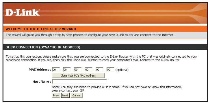 D-LINK WBR-2310 - Assistant de configuration de connexion Internet - 6