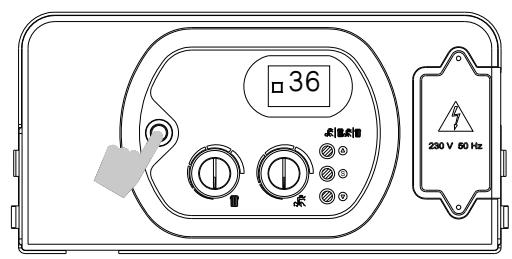DEVILLE DMC 24 CF 24 KW,  DMC 27-60 CF 27 KW,  DMV 27-60 V 27 KW - 3) Mettre la valeur du paramètre P05 à 00 (voir page 28) - 1