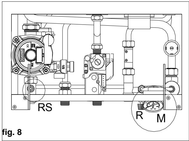 DEVILLE DMC 24 CF 24 KW,  DMC 27-60 CF 27 KW,  DMV 27-60 V 27 KW - Remplissage de l'installation de chauffage - 4