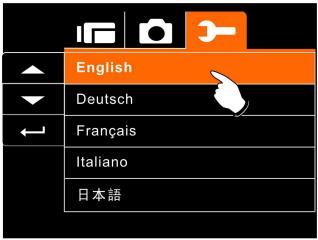 BENQ DV S21 - Language - 2